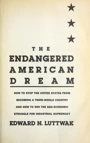 Tapa de The endangered American dream