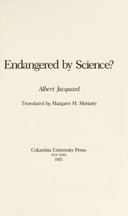 Tapa de Endangered by science?