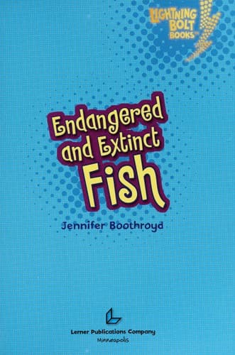 Tapa de Endangered and extinct fish