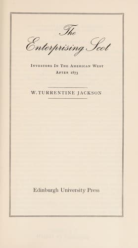Tapa de The enterprising Scot