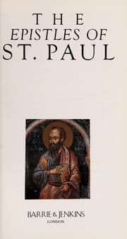Tapa de The Epistles of St. Paul