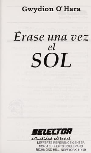 Tapa de Erase Una Vez el Sol