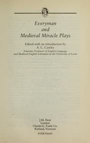 Tapa de Everyman, and medieval miracle plays