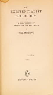 Tapa de An existentialist theology