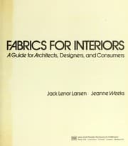 Tapa de Fabrics for interiors : a guide for architects, designers, and consumers