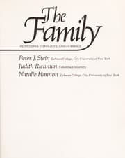 Tapa de The Family : functions, conflicts, and symbols