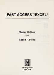 Tapa de Fast access/excel