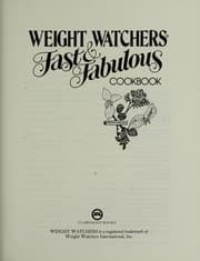 Tapa de Weight Watchers fast & fabulous cookbook