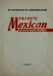Tapa de Favorite Mexican brand name recipes