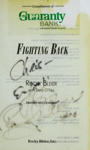 Tapa de Fighting back