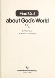 Tapa de Find out about God's world