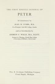 Tapa de The First Epistle General of Peter
