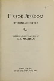 Tapa de F is for freedom