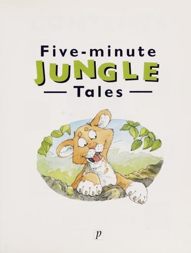 Tapa de Five-minute Jungle Tales
