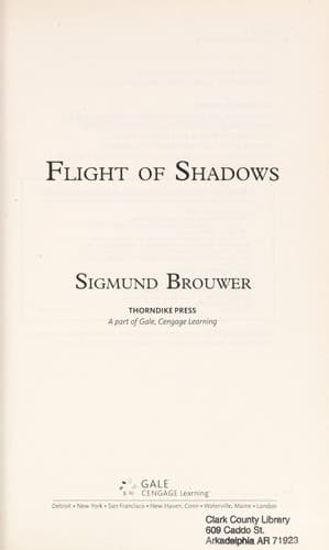 Tapa de Flight of shadows