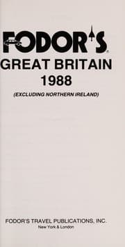 Tapa de Great Britain 1988