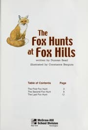 Tapa de The fox hunts at Fox Hill