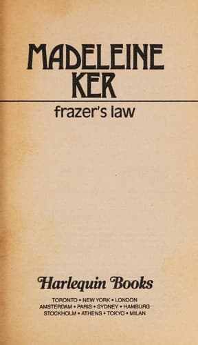 Tapa de Frazer's Law