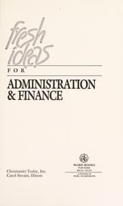 Tapa de Fresh ideas for administration & finance