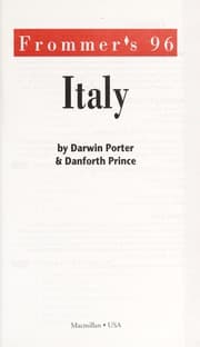 Tapa de Frommer's Italy