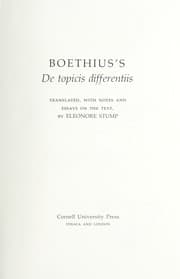 Tapa de Boethius's De topicis differentiis