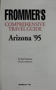 Tapa de Frommer's comprehensive travel guide, Arizona '95