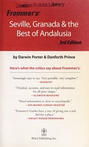 Tapa de Frommer's Seville, Granada & the best of Andalusia