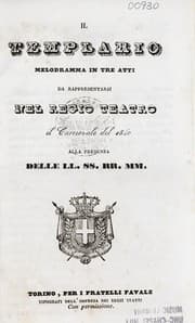 Tapa de Il templario