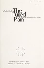 Tapa de The fruited plain : the story of American agriculture
