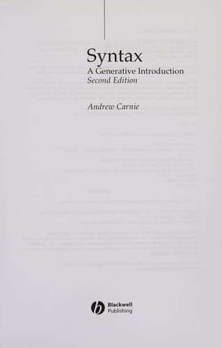 Tapa de Syntax