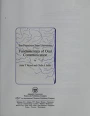 Tapa de Fundamentals of oral communication