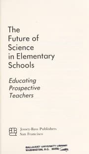 Tapa de The Future of science in elementary schools