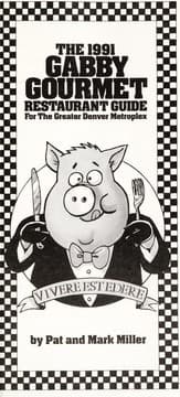 Tapa de The 1991 Gabby Gourmet Restaurant Guide for the Greater Denver Metroplex