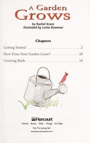 Tapa de A garden grows