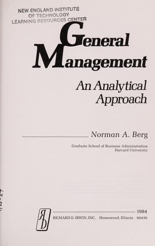 Tapa de General management