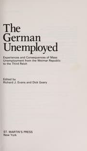 Tapa de The German unemployed