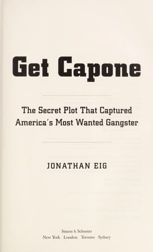 Tapa de Get Capone