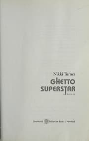 Tapa de Ghetto superstar : a novel