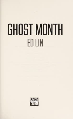Tapa de Ghost month