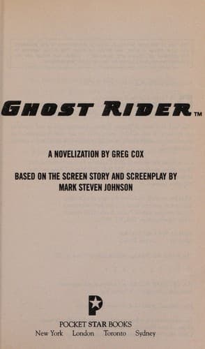 Tapa de Ghost rider