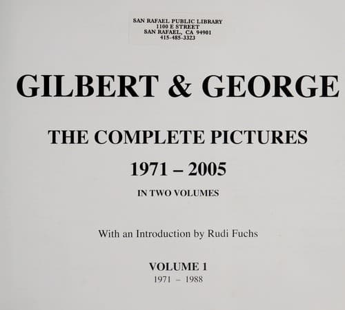 Tapa de Gilbert & George