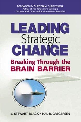 Tapa de Leading strategic change