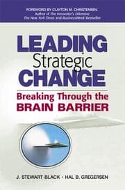 Tapa de Leading strategic change