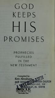 Tapa de God keeps His promises