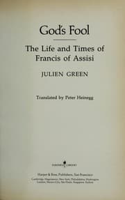 Tapa de God's fool : the life and times of Francis of Assisi