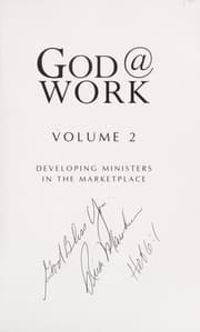 Tapa de God @ work, vol. 2 : developing ministers in the marketplace