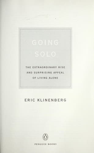 Tapa de Going solo
