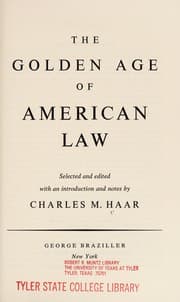 Tapa de The golden age of American law