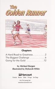 Tapa de The golden runner