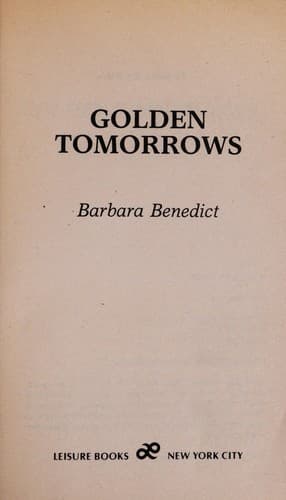 Tapa de Golden Tomorrows